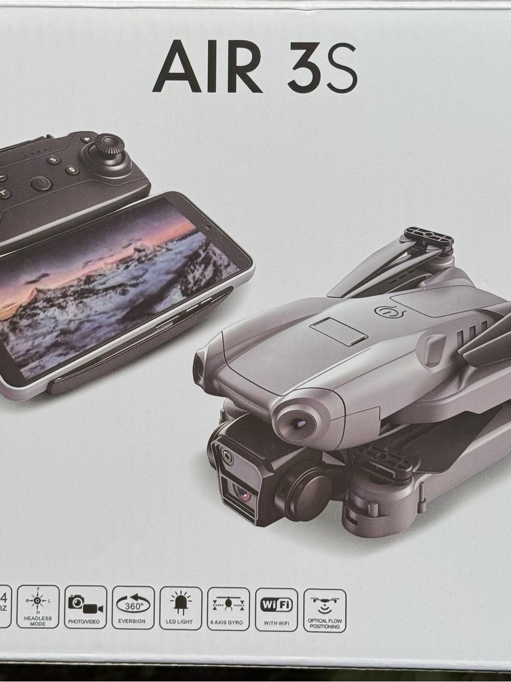 AIR 3S Foldable GPS Drone with 4K Camera - Gray